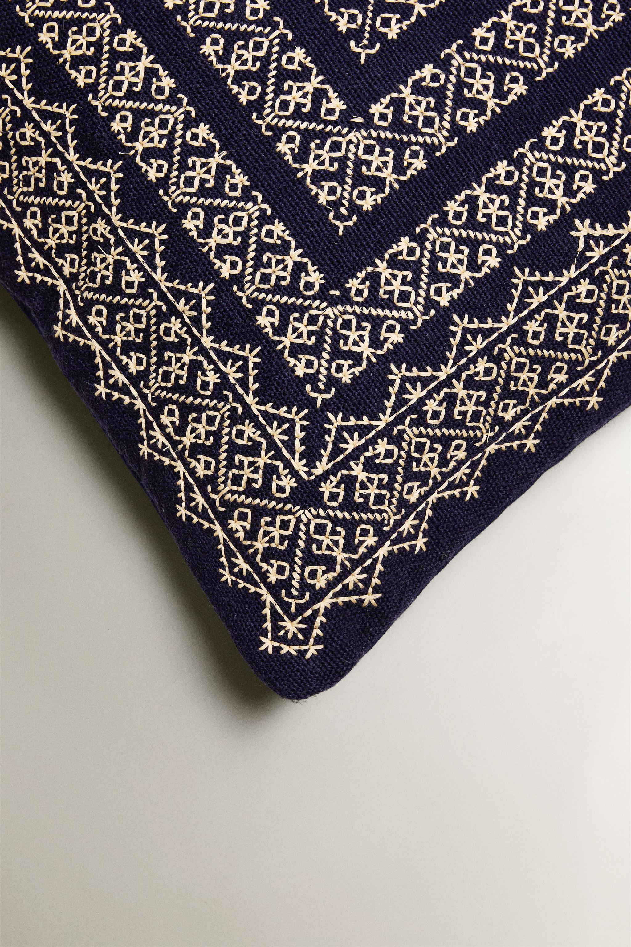 CHRISTMAS WOOL THROW PILLOW COVER